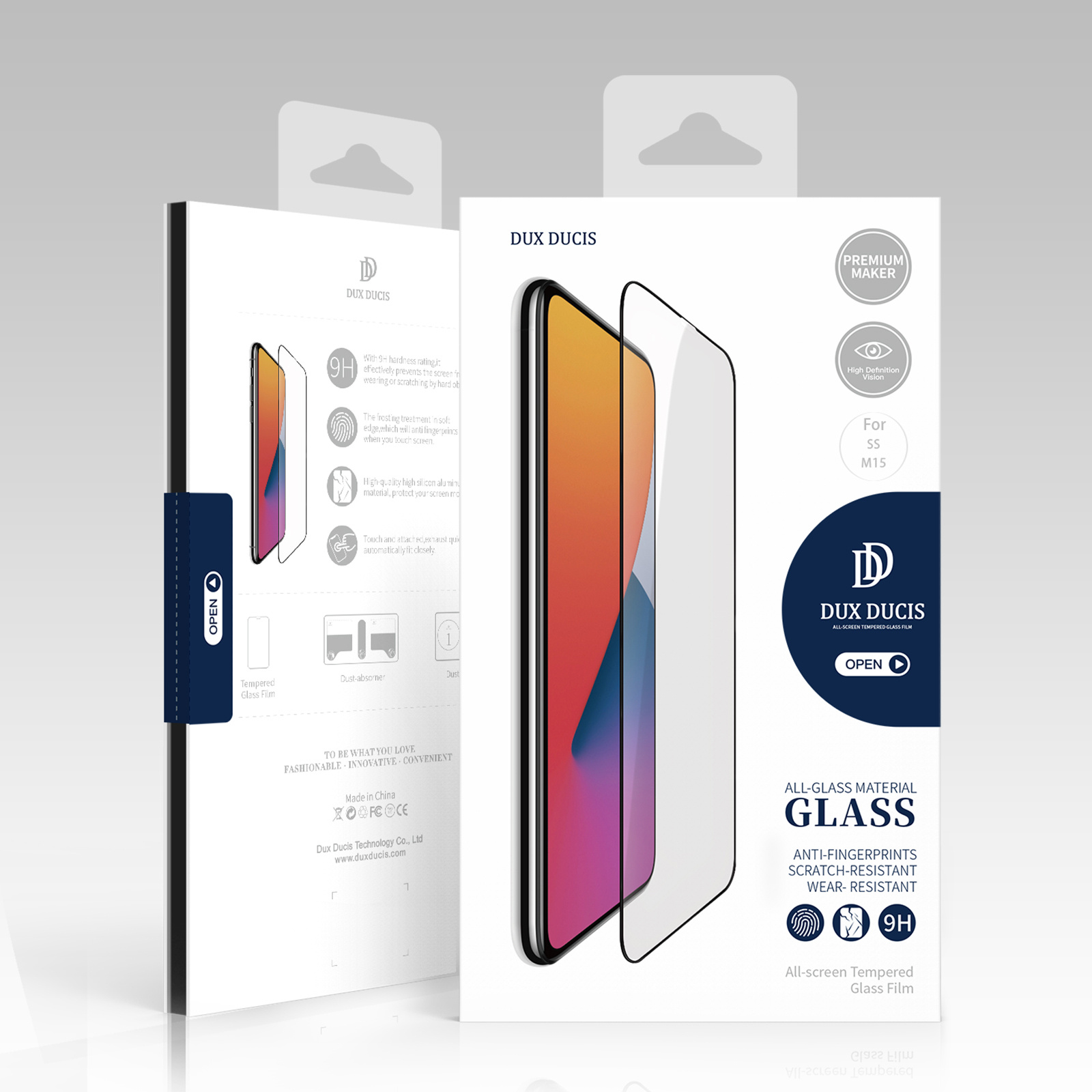 DUXDUCIS SAMSUNG A15/M15 GLASS SCREEN PROTECTOR BLACK thumbnail 4
