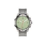 SWISS MILITARY DOM 5 WATCH WITH METAL STRAP GUN STAINLEESS STEEL SILVER SM-WCH-DOM5-SILFSILSTS