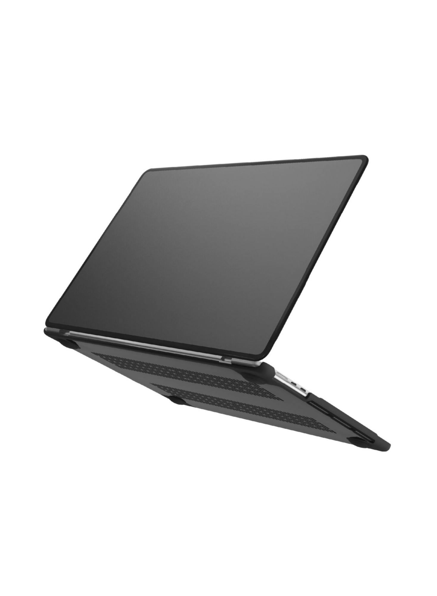 BLUPEBBLE MACBOOK AIR 15 INCH FROST SNAP SHELL BLACK BP-MBBFS15AIR-BLK