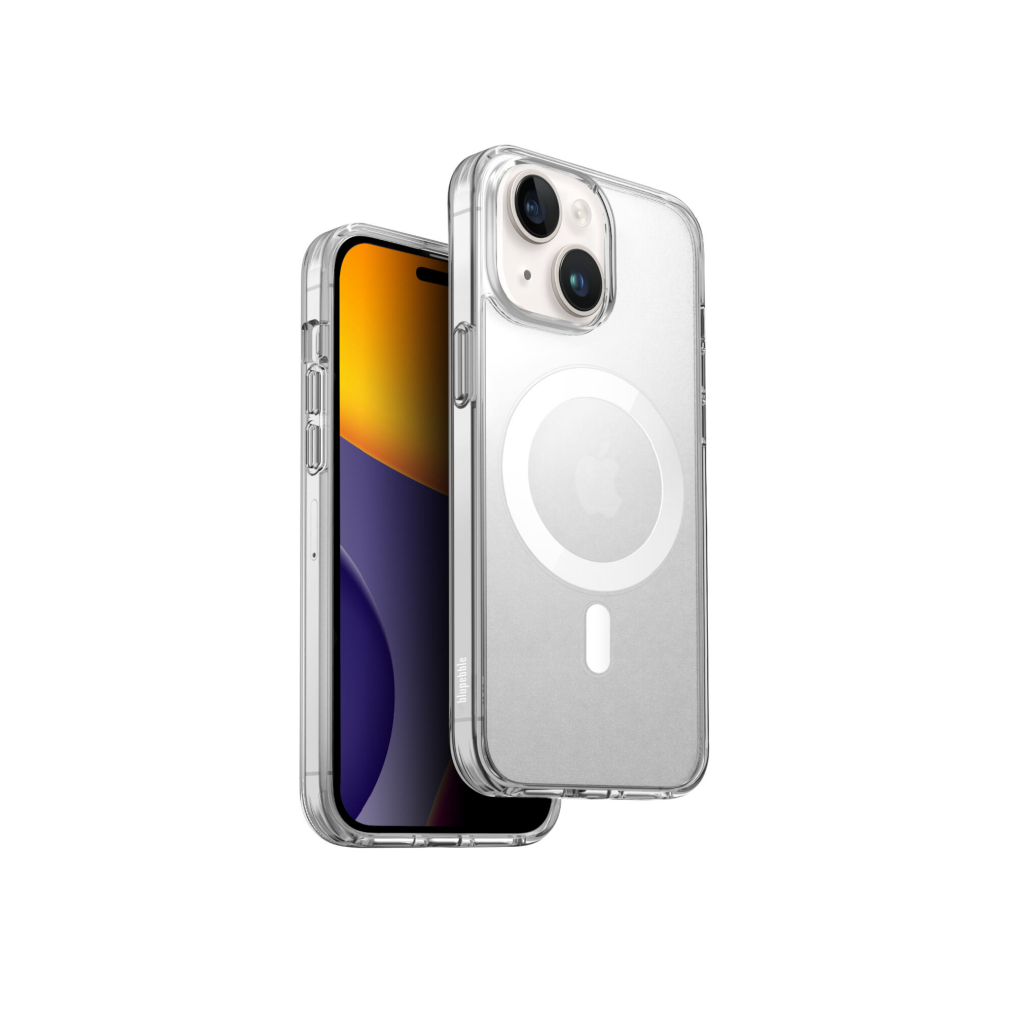 BLUPEBBLE IPHONE 15 HYBRID MAG COMPATIBLE WITH MAGSAFE CRYSTAL CASE CLEAR BP-IPCRYSTAL6.1-15-CL