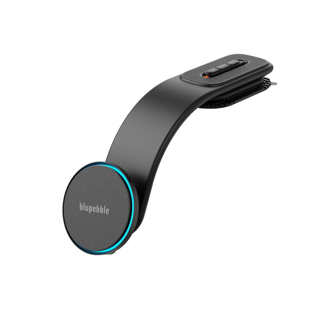 BLUPEBBLE NAVIMAG MOUNT PRO MAGNETIC WIRELESS CAR MOUNT WITH LED LIGHTS GRAY BP-NAVIMAGMOUNTPRO-GY