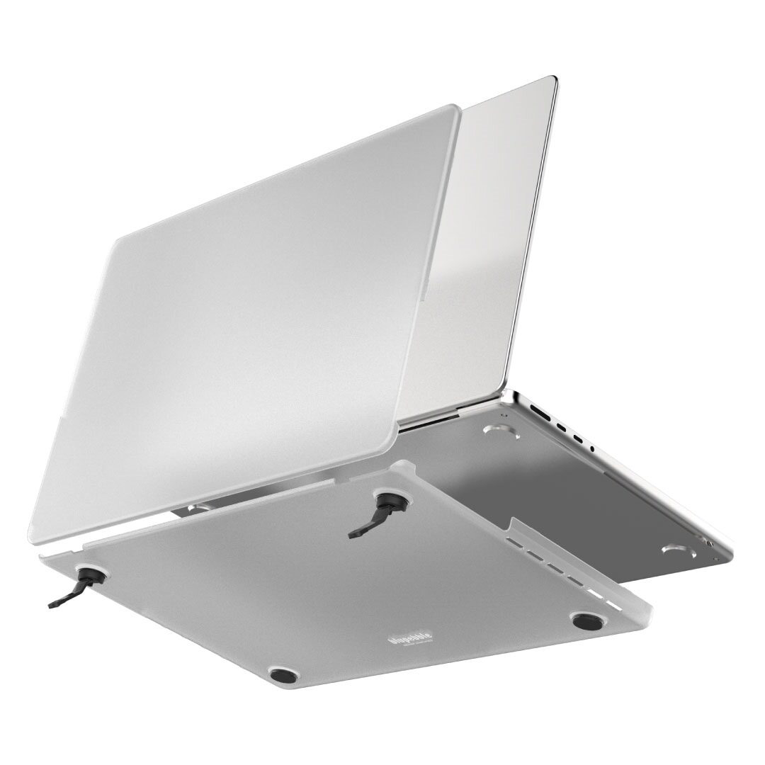 BLUPEBBLE MACBOOK PRO 14 INCH ARMOREDGE ULTRA-SLIM HARD CASE MATTE CLEAR BP-ARM14PRO-MC