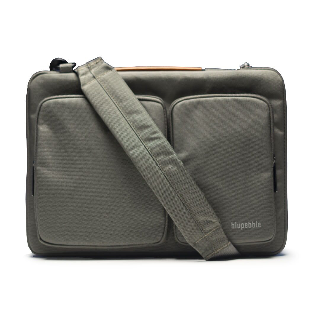 BLUPEBBLE URBAN 16 INCH LAPTOP BAG GRAY BP-URBAN16-GY