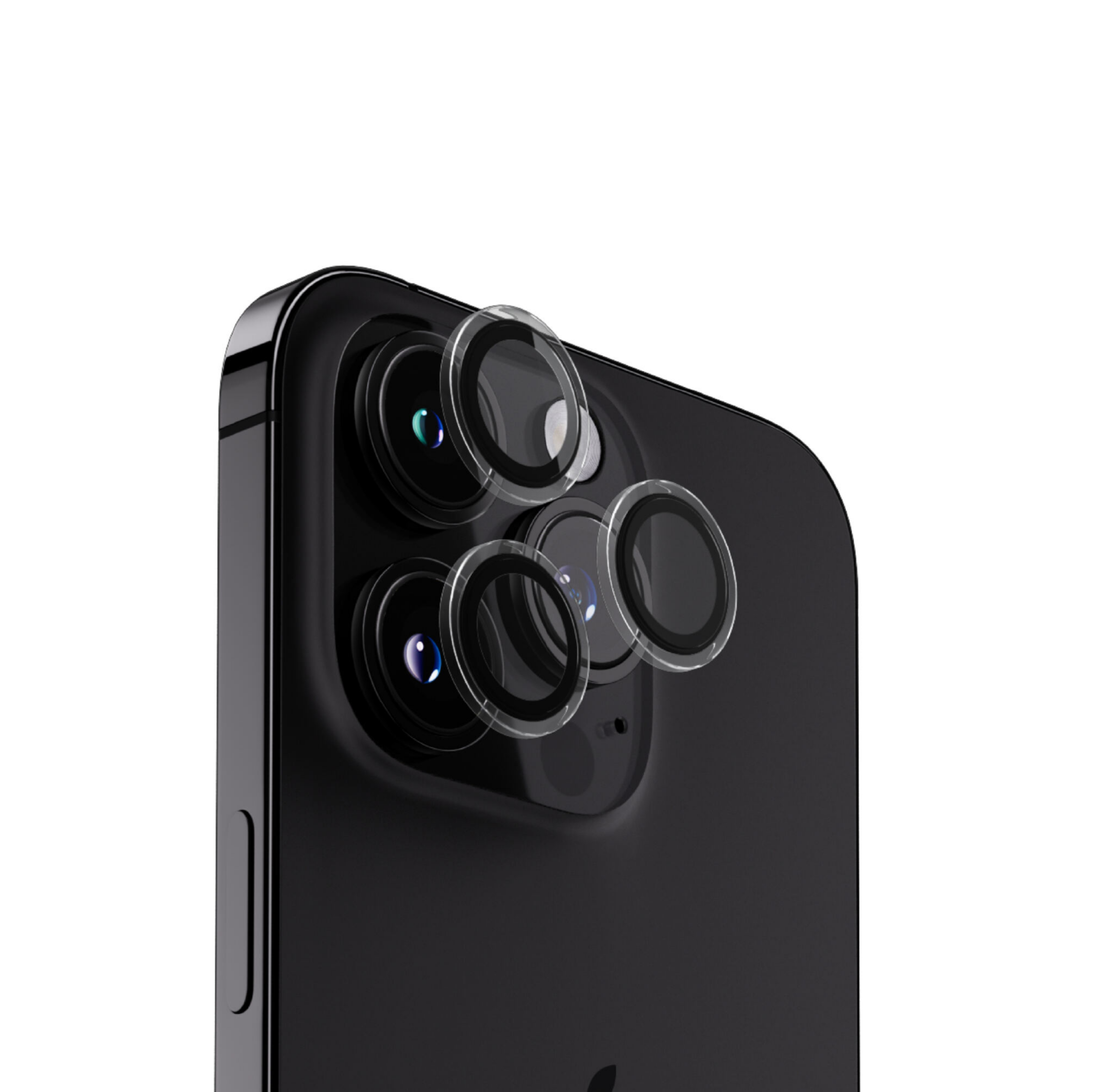BLUPEBBLE GRAPHENE ROCK SERIES IPHONE 15 PRO /15 MAX CAMERA GLASS LENS CLEAR BP-CAMERALENS6.7-CLR