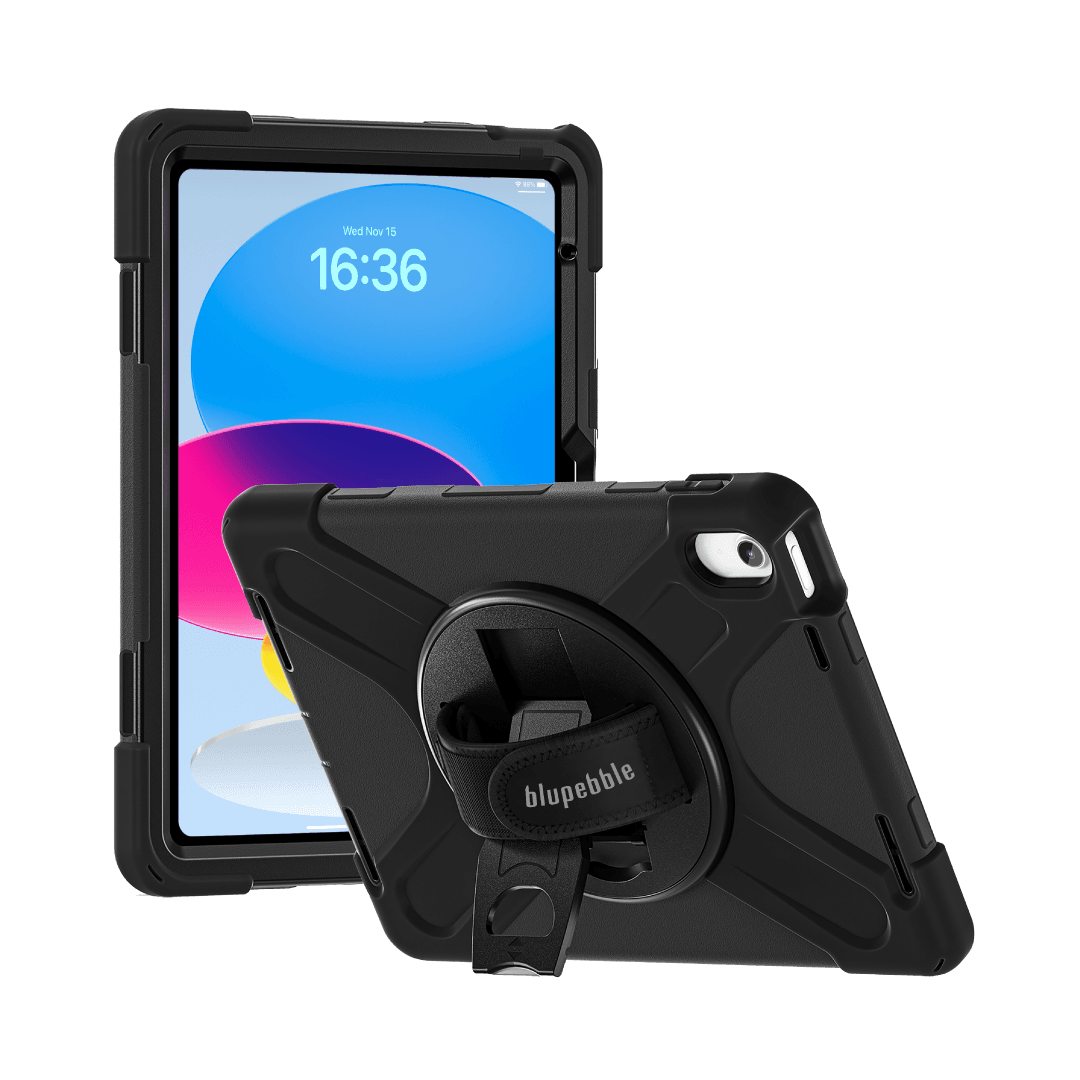 BLUPEBBLE IPAD 11/10TH GEN 10.9 INCH A16 TITAN CASE BLACK BP-TC1011GEN2025-BK