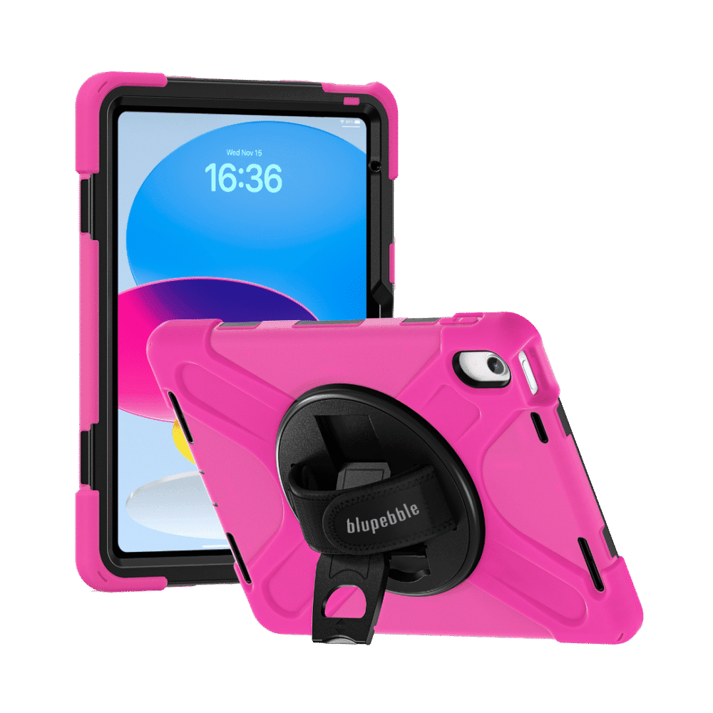 BLUPEBBLE IPAD 11/10TH GEN 10.9 INCH A16 TITAN CASE PINK BP-TC1011GEN2025-PK