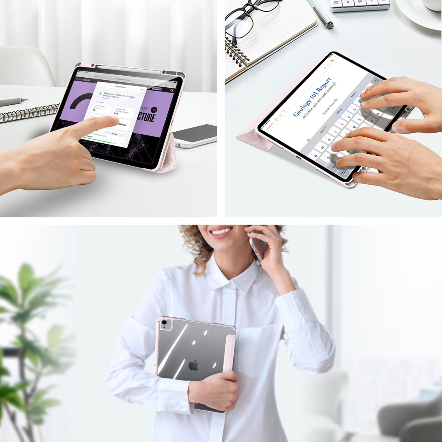 DUXDUCIS IPAD AIR 13/ IPAD PRO 12.9 TOBY SERIES CASE BLUE TOBY-0202 thumbnail 3