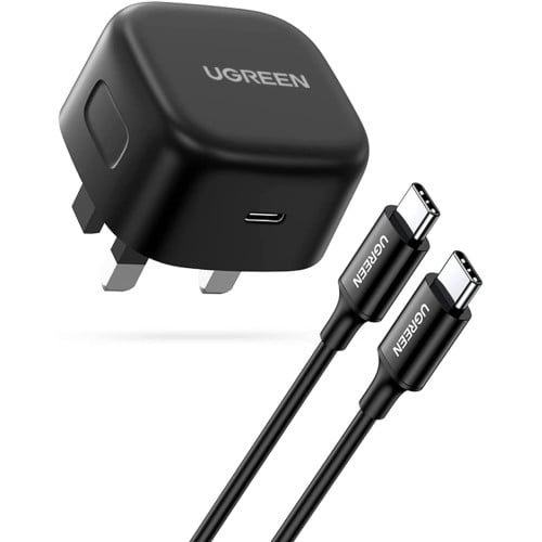 UGREEN 25W PD FAST CHARGER WITH TYPE C TO TYPE C CABLE 50577
