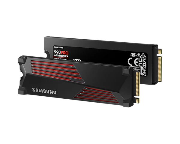 SAMSUNG 990 PRO HEATSINK PCIE 4.0 NVME SSD 1TB MZ-V9P1T0CW