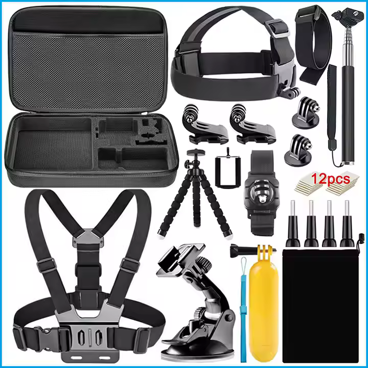 POWERPAK 21 IN 1 GOPRO ACTION CAMERA ACCESSORIES KIT