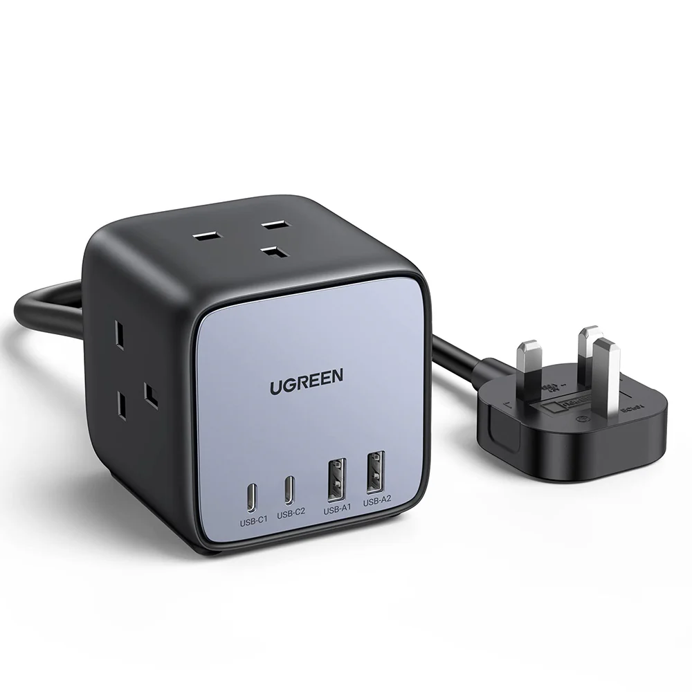 UGREEN GAN TECH 7 IN 1 65W DIGINEST CUBE POWER STRIP 90906