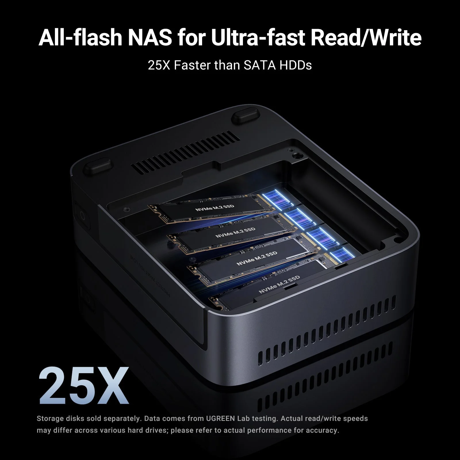 UGREEN NASYNC DXP480T PLUS 4 BAY ALL INTEL I5 8GB RAM 128GB SSD DDR5 WIFI 6 UG-NAS-DXP480T-PLUS thumbnail 6