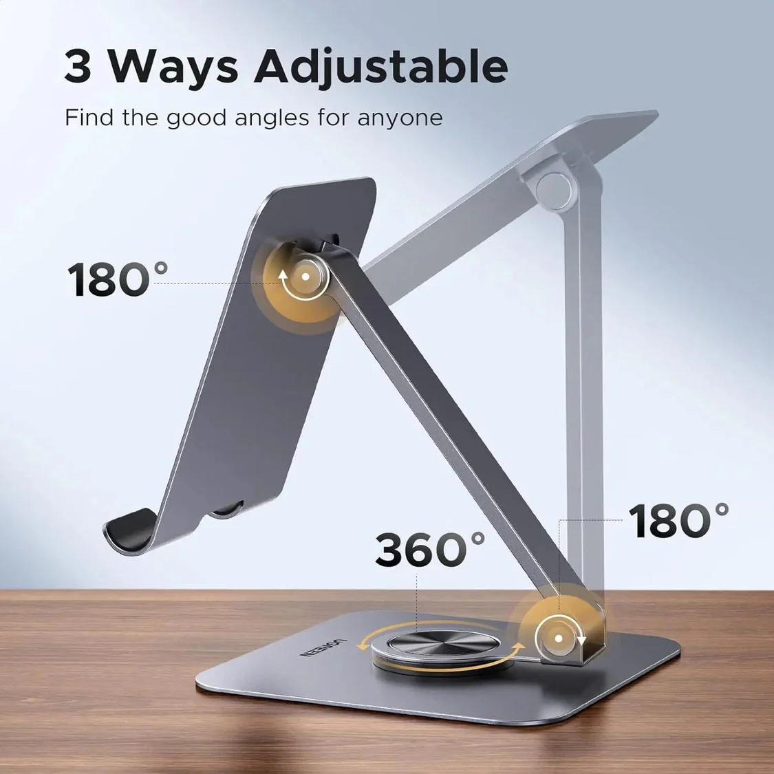 UGREEN IPAD DESKTOP 7  TO 13  METAL HOLDER 40996 thumbnail 3