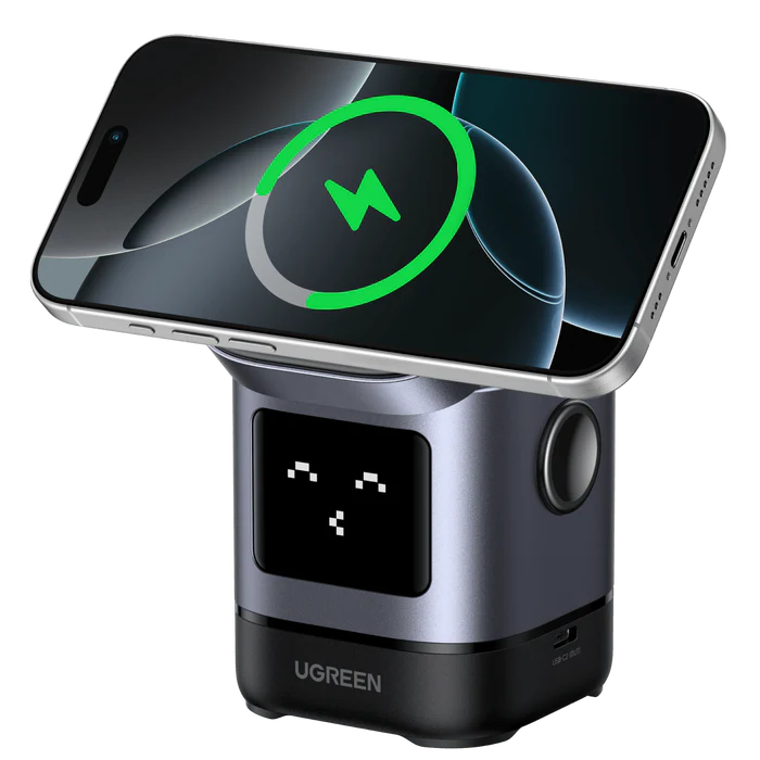UGREEN UNO 2 IN 1 MAGNETIC WIRELESS CHARGING STATION 15W 45775