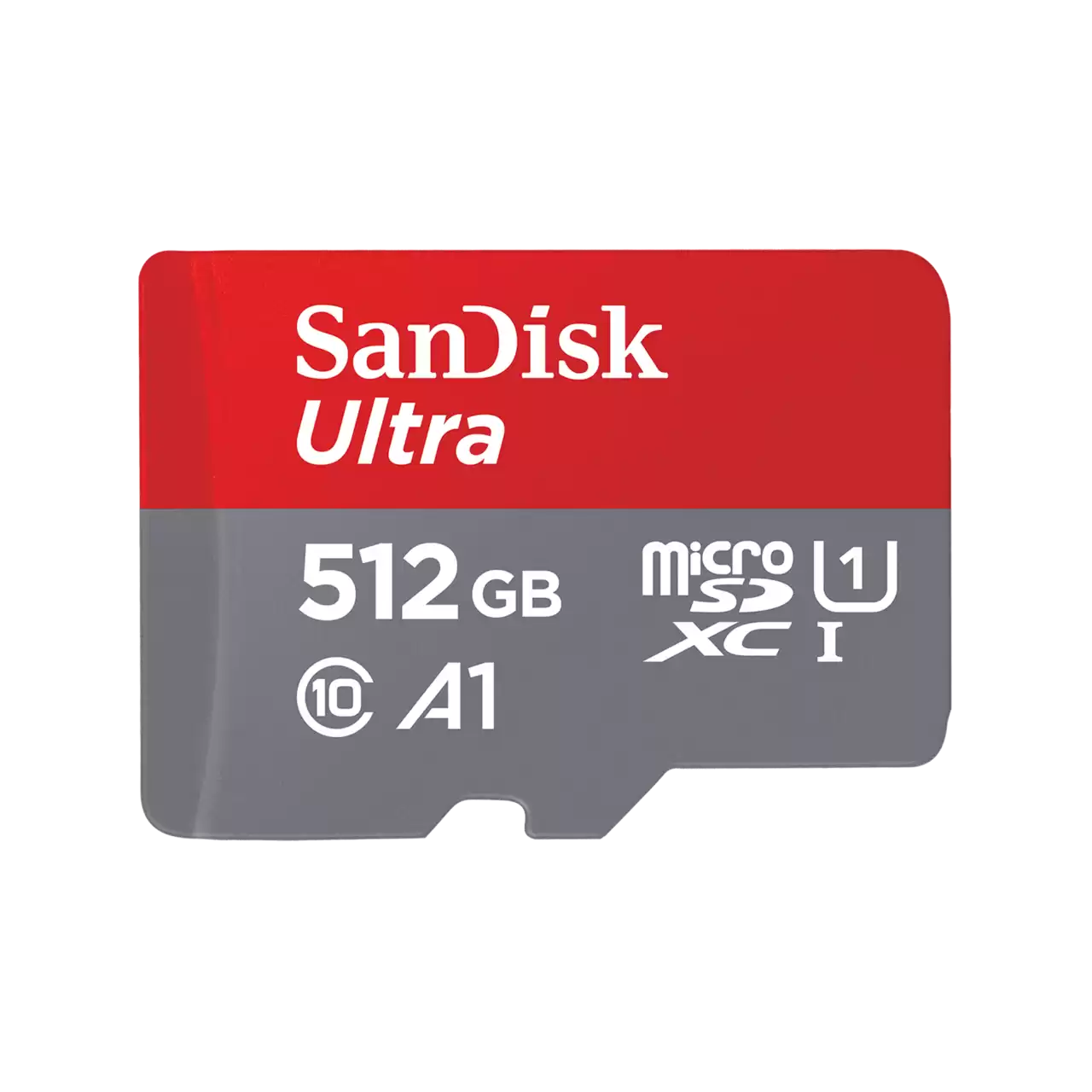 SANDISK ULTRA A1 MICROSDXC UHS-I CARD WITH ADAPTER 512GB SPEED UP TO 150 MBS SDSQUAC-512G-GN6MA