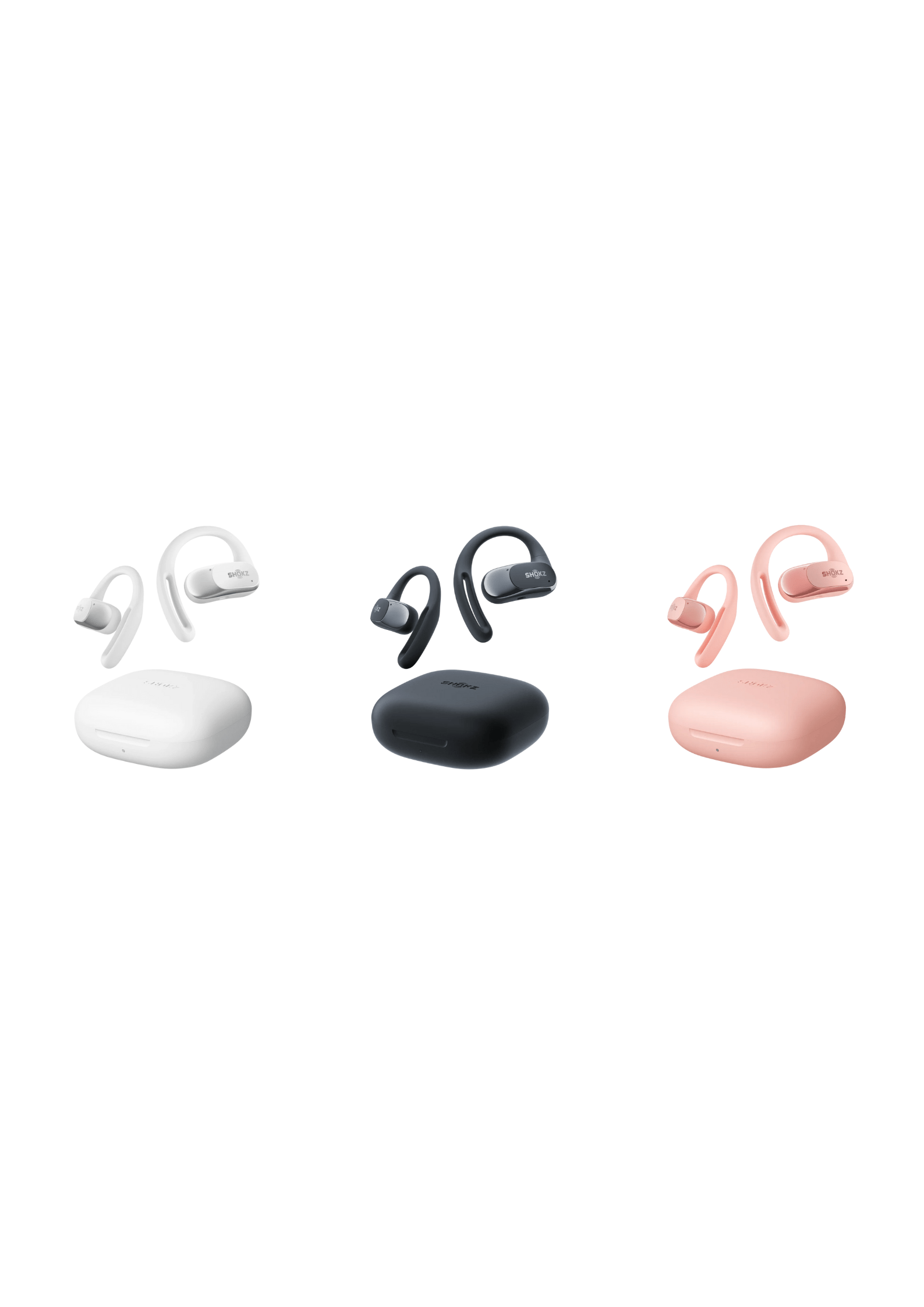 AfterShokz OpenFit Air Earbuds - Open-Ear Design, Lightweight & Comfortable Fit