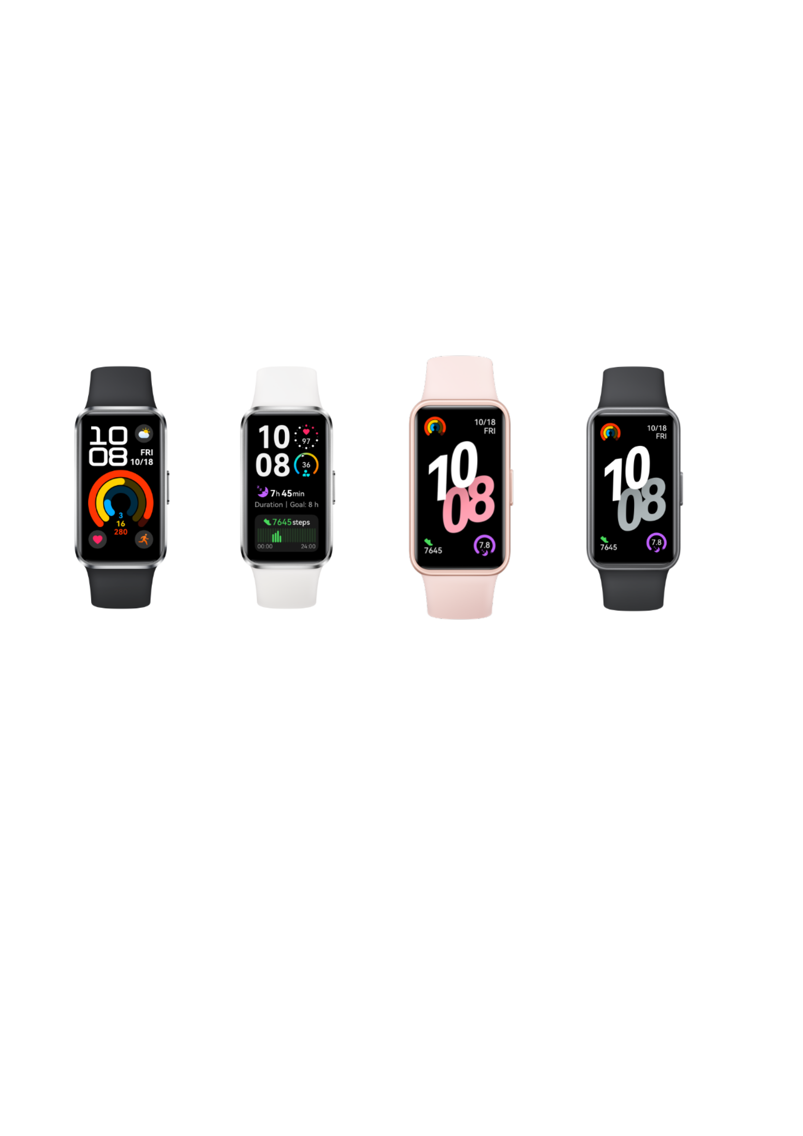 Huawei Band 10 - Smart Fitness Tracker with Advanced Health & Activity Monitoring, Sleek Design