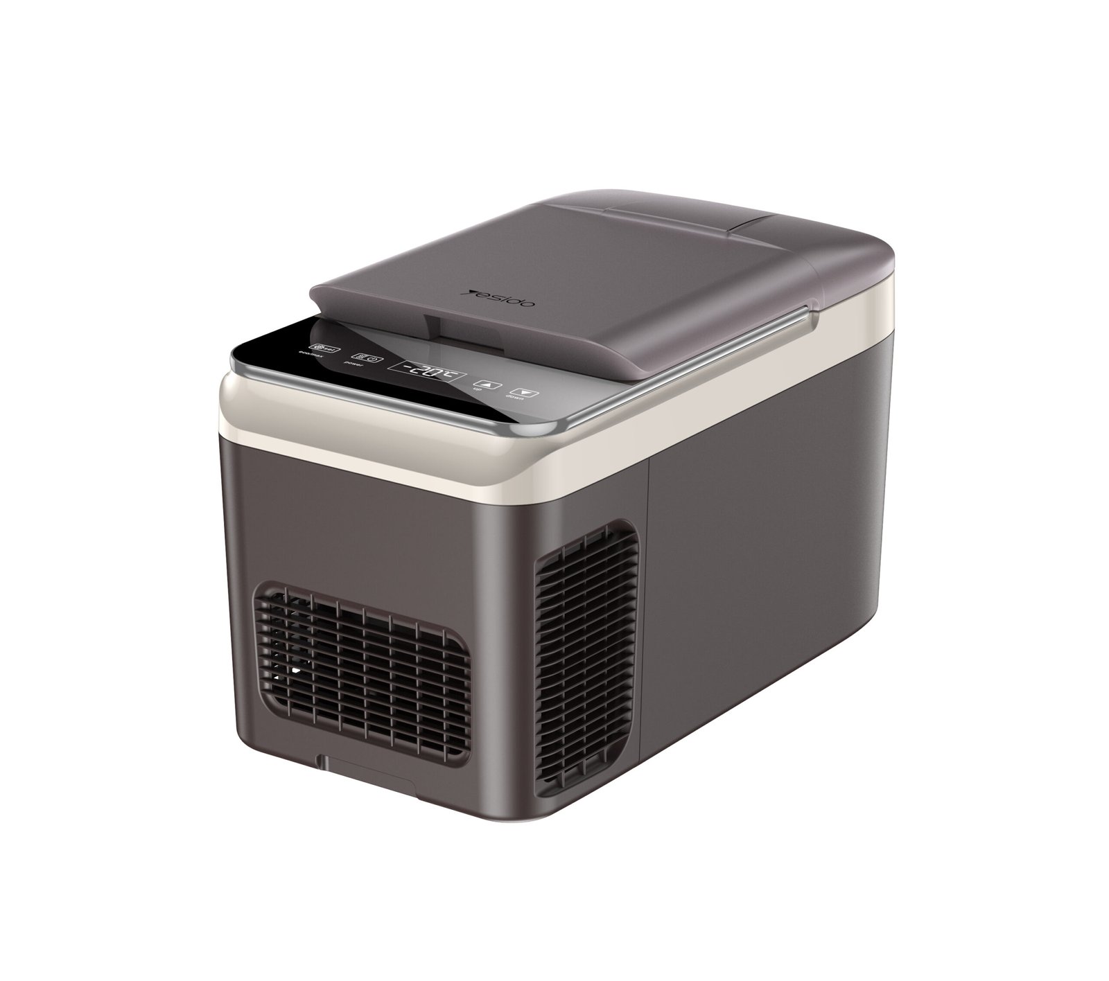 YESIDO CAR REFRIGERATOR 28L BROWN VC09