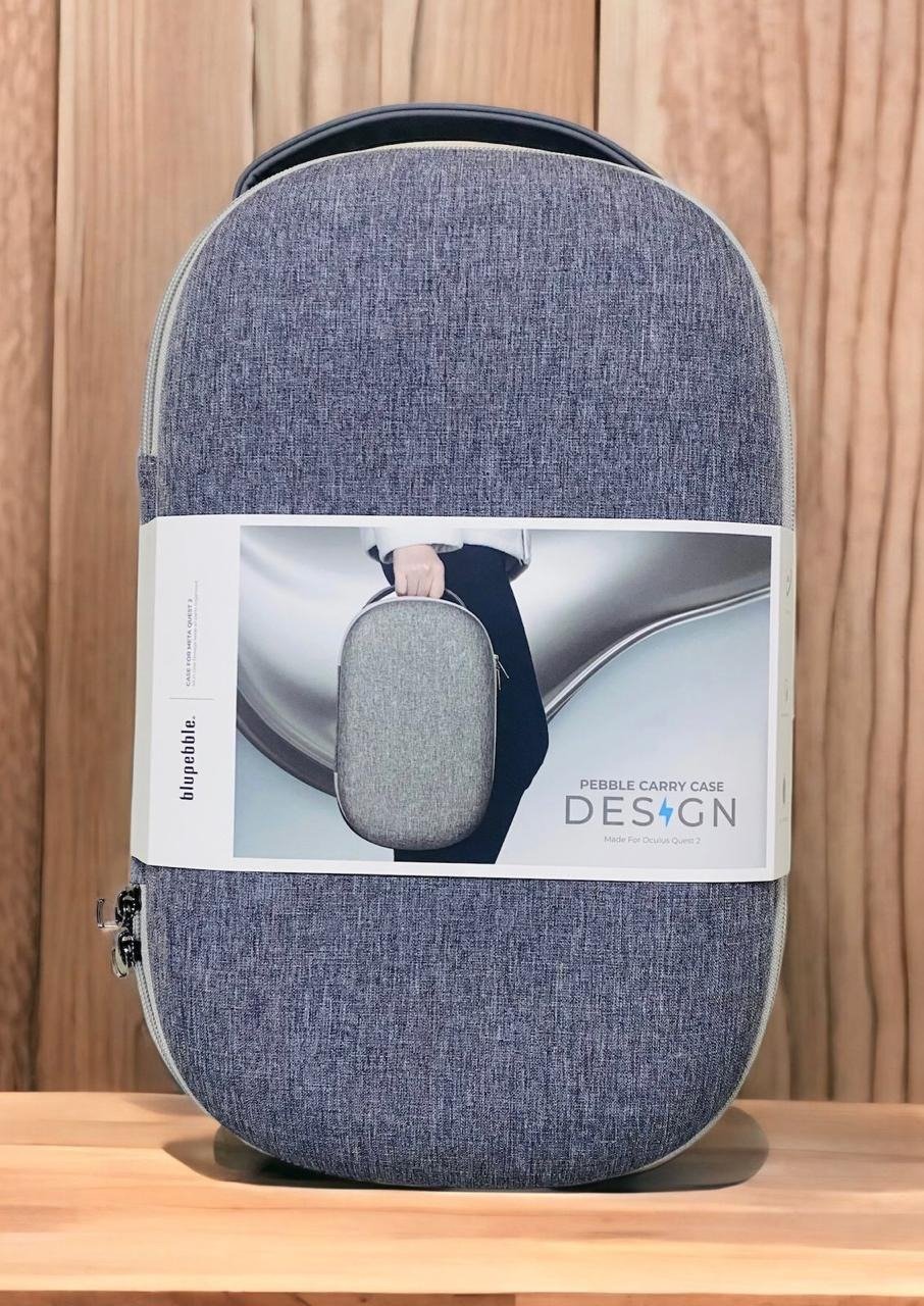 BLUPEBBLE CARRY CASE DESIGN FOR META QUEST 2 BP-VRPEBCASE01-GY