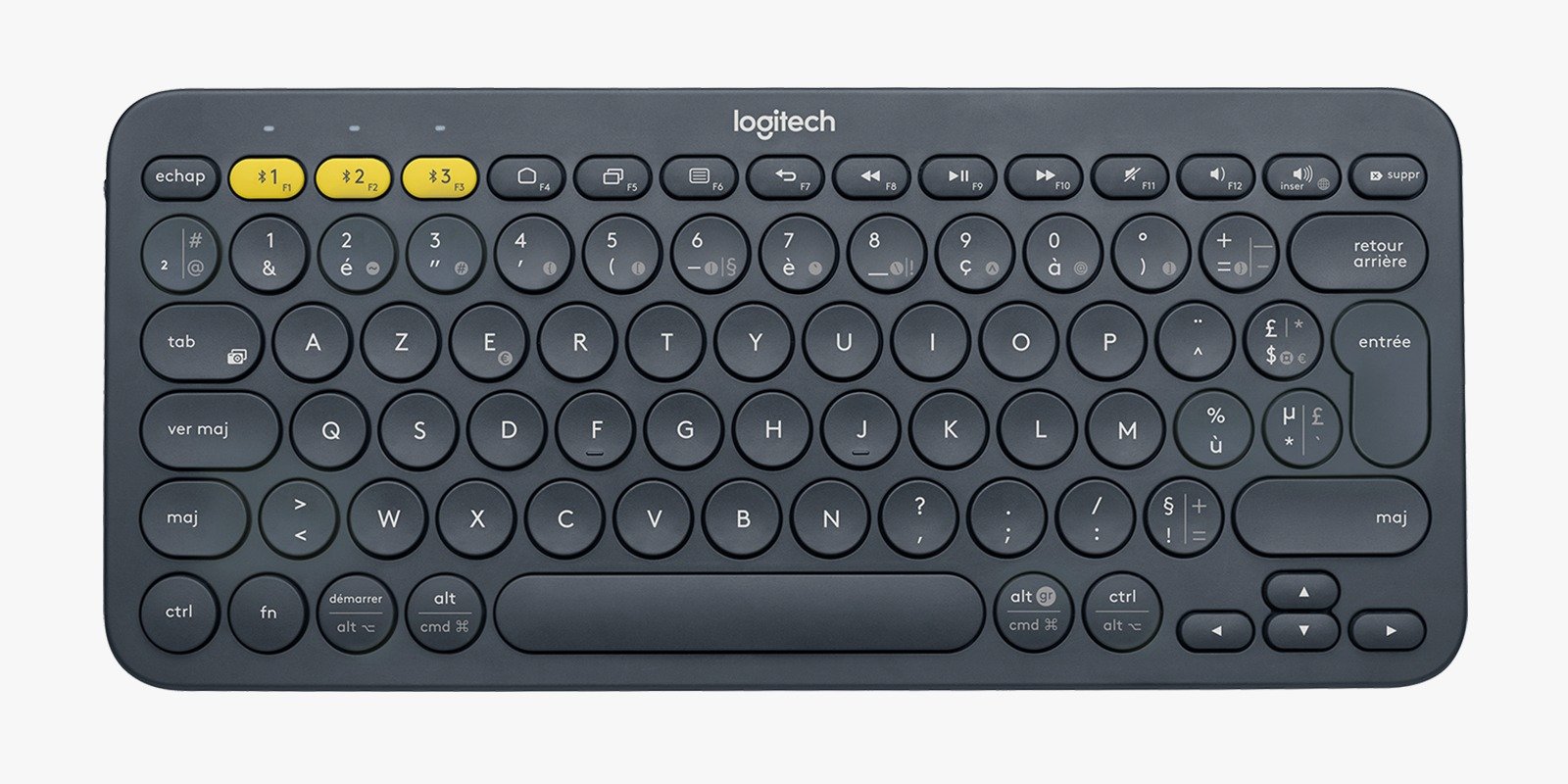 LOGITECH K380 WL MULTI DEVICE KEYBOARD GREY 920-007582