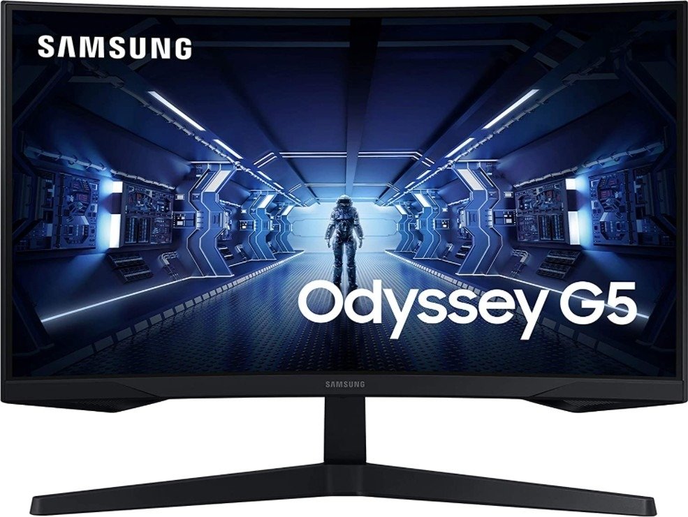 SAMSUNG 27 INCH ODYSSEY G5 1000R GAMING MONITOR 1MS 144 LC27G55TQWMXUI