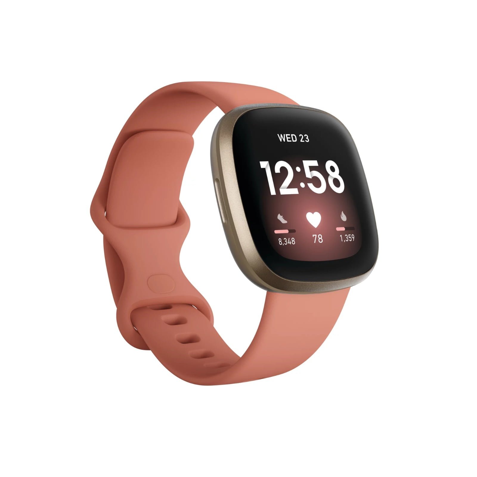 FITBIT VERSA 3 PINK CLAY/SOFT GOLD ALUMINUM FB511GLPK