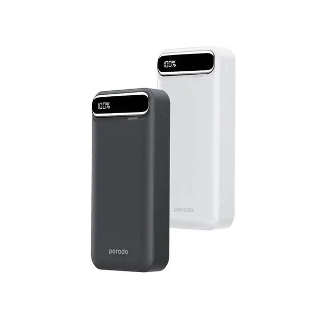 PORODO 20000MAH POWERBANK CHARGE TWO DEVICES SIMULTANEOUSLY