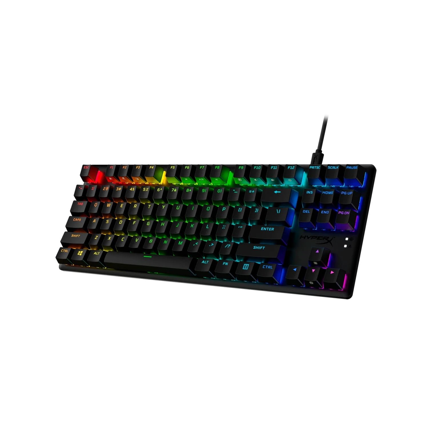 HYPERX ALLOY ORIGINS CORE PBT DURABLE DOUBLE SHOT PBT MATERIAL KEYBOARD RED LINEAR PS5/PS4/XBOX ENGLISH