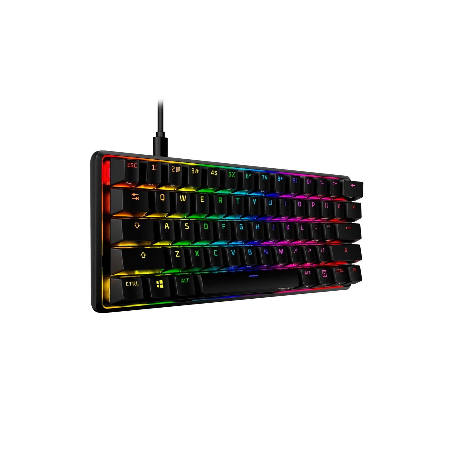 HYPERX ALLOY ORIGINS PBT DURABLE DOUBLE SHOT PBT MATERIAL KEYBOARD RED LINEAR PS5/PS4/XBOX ENGLISH