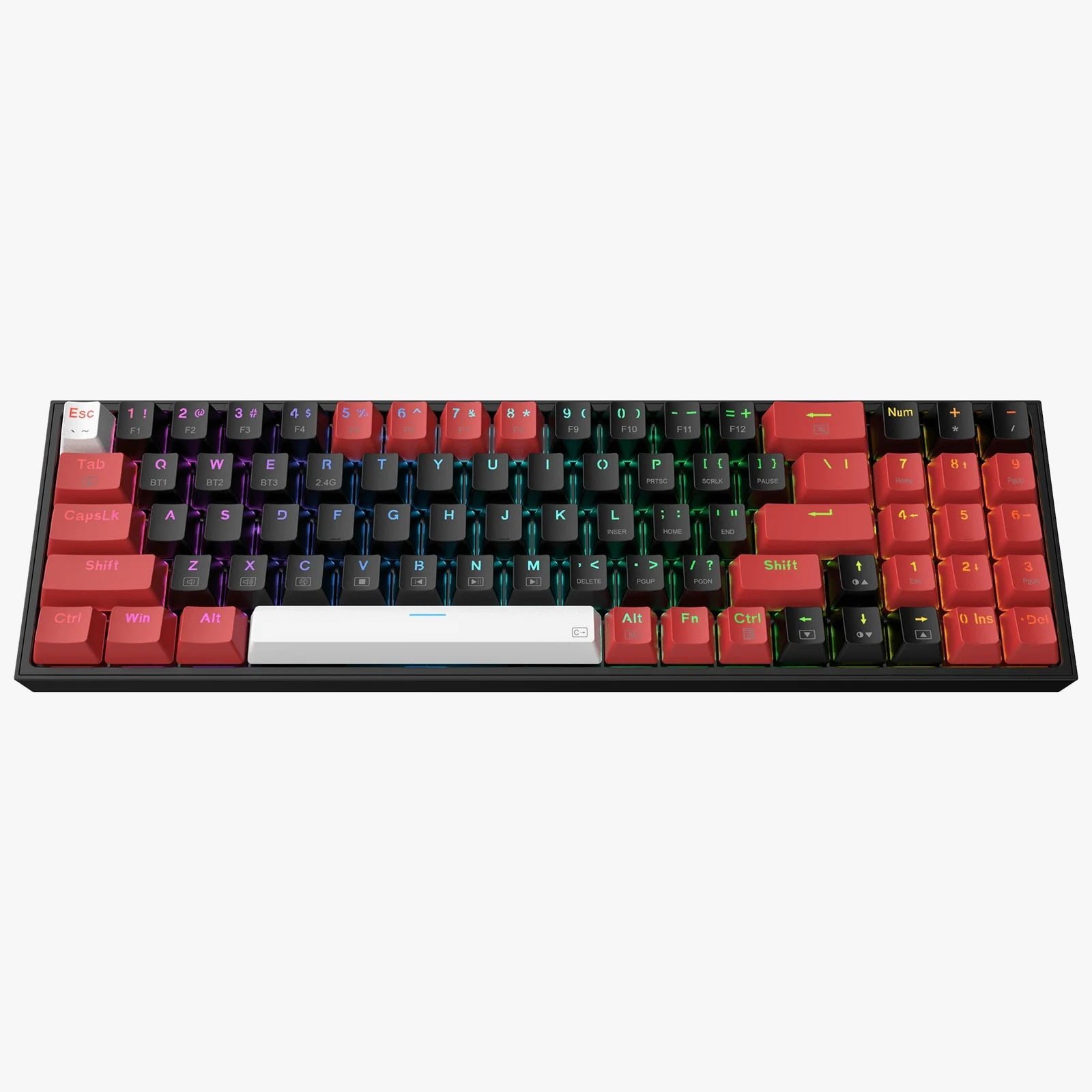 REDRAGON K628RGB-PRO POLLUX PRO WIRELESS RGB GAMING KEYBOARD K628RGB-PRO-BRW