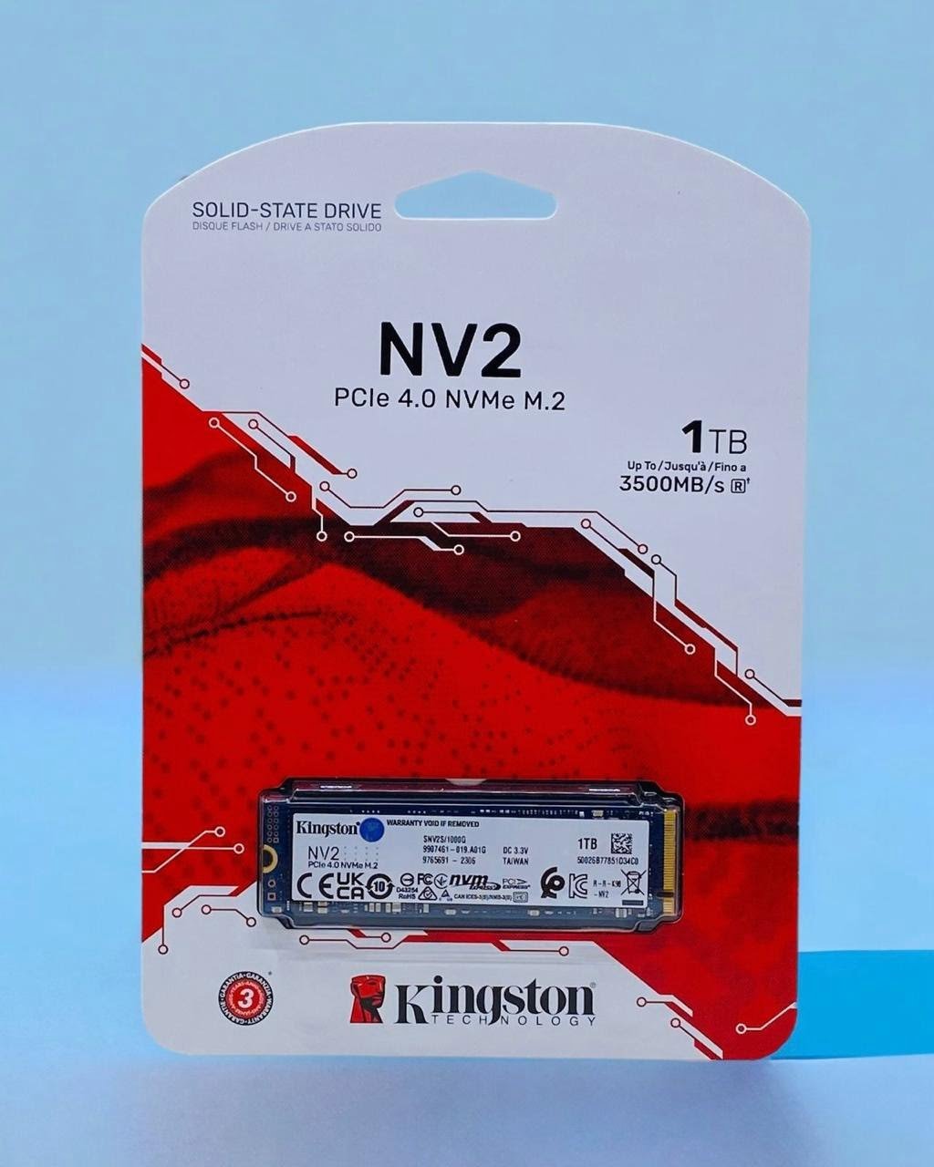 KINGSTON 250GB/500GB/1TB/2TB NV2 PCIE 4.0 NVME SSD SNV2S thumbnail 2