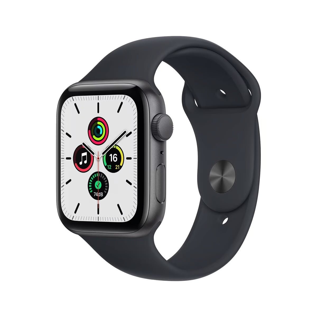 APPLE WATCH SE GPS 40MM SPACE GRAY ALUMINIUM WITH MIDNIGHT SPORT BAND MKQ13