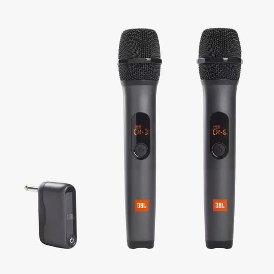 JBL WIRELESS MICROPHONE SET BLACK