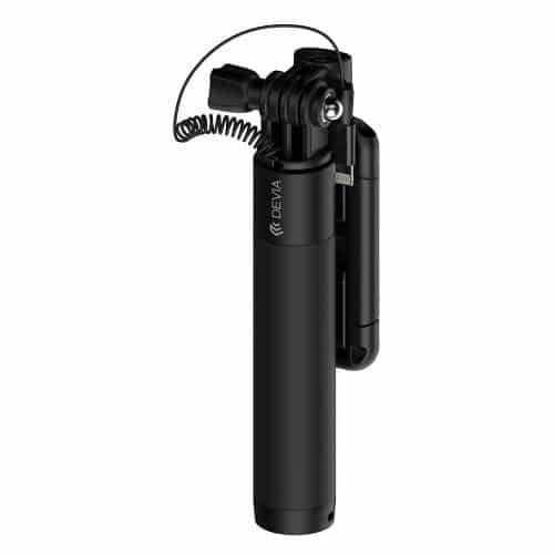 DEVIA MINI SELFIE STICK WIRED 3.5MM BLACK