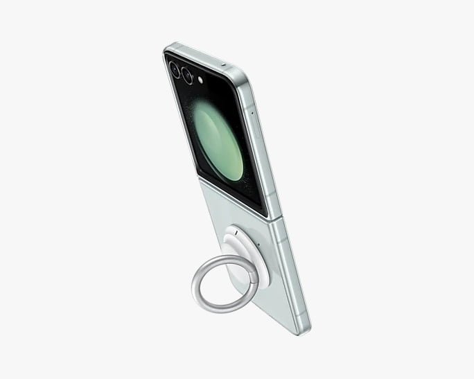 SAMSUNG GALAXY Z FLIP 5 CLEAR GADGET CASE TRANSPARENT EF-XF731CTEGWW