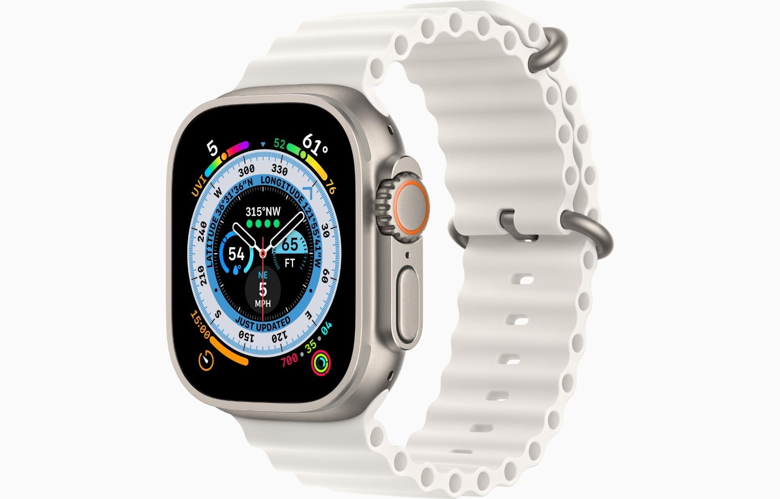 APPLE WATCH ULTRA 49MM TITANIUM WHITE OCEAN