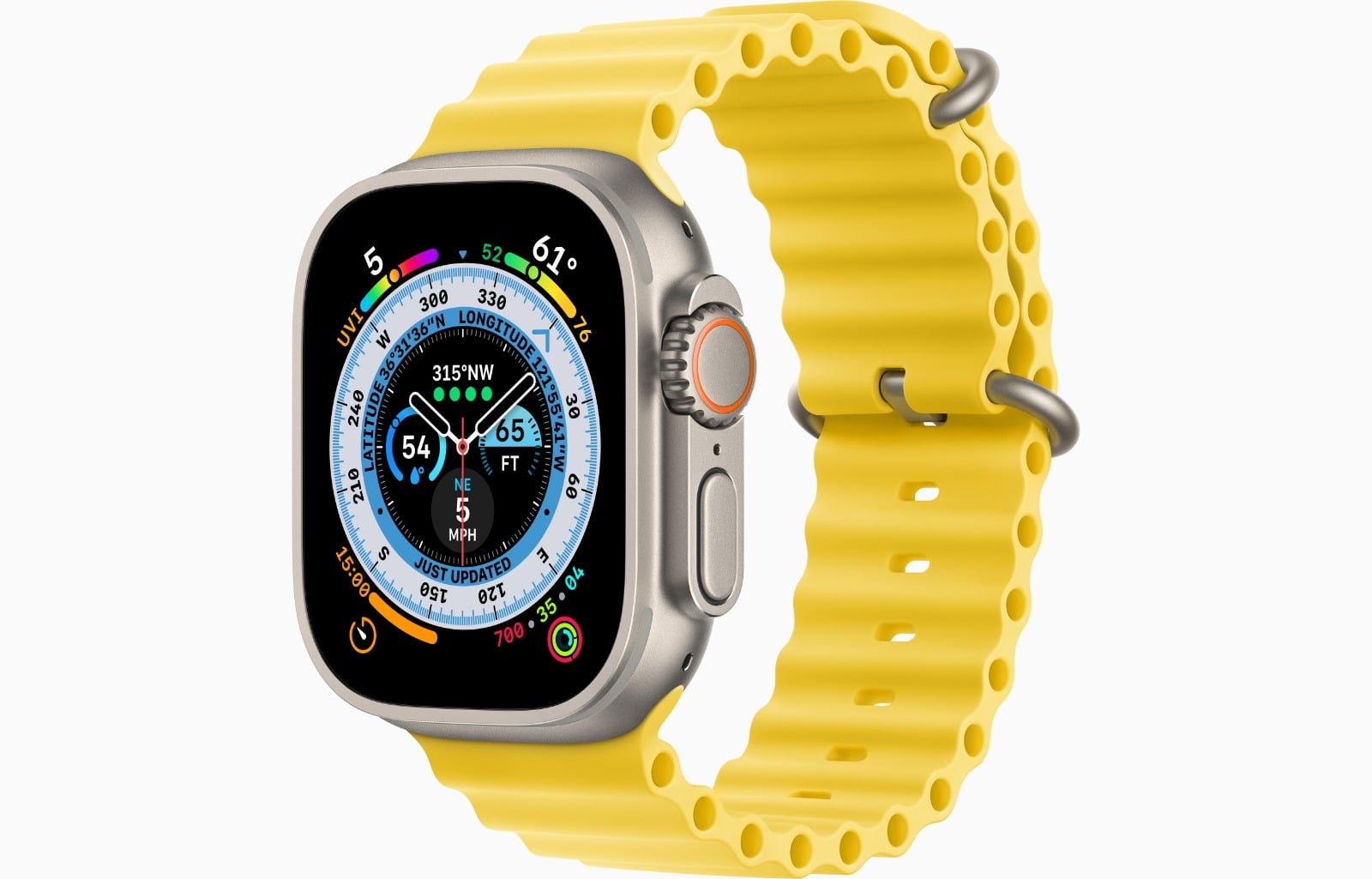 APPLE WATCH ULTRA 49MM TITANIUM YELLOW OCEAN
