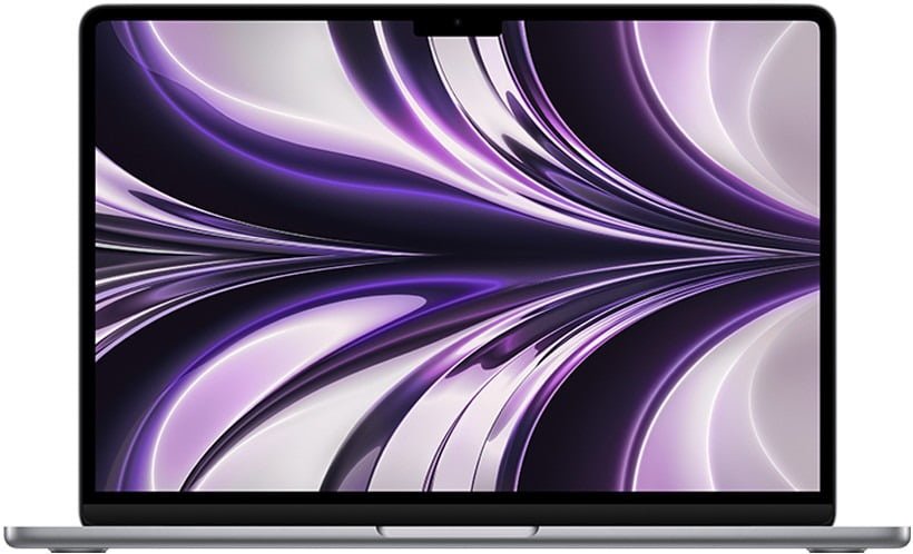 APPLE MACBOOK AIR 13.6 INCH M2 CHIP 8C CPU 10C GPU 8GB 512GB SPACE GRAY ARABIC MLXX3
