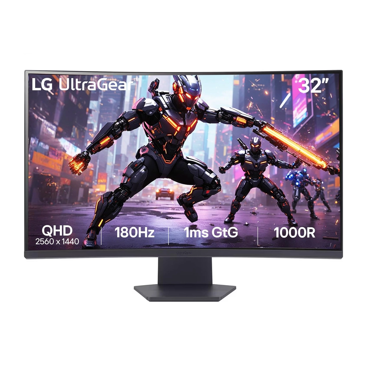 LG 32 INCH ULTRAGEAR FULL HD 180HZ 1MS AMD FREESYNC HDR10 1000R CURVED GAMING MONITOR 32GS60QC