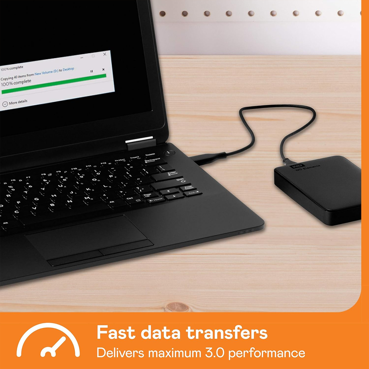 WD ELEMENTS EXTERNAL HARDDISK 1.5TB WDBU6Y0015BBK-0B thumbnail 3