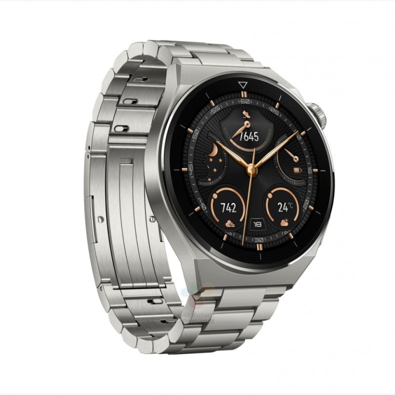 HUAWEI WATCH GT 3 PRO LIGHT TITANIUM CASE WITH LIGHT TITANIUM STRAP ODN-B19