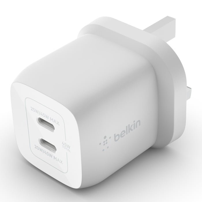 BELKIN BOOST CHARGE PRO 45W DUAL WALL CHARGER