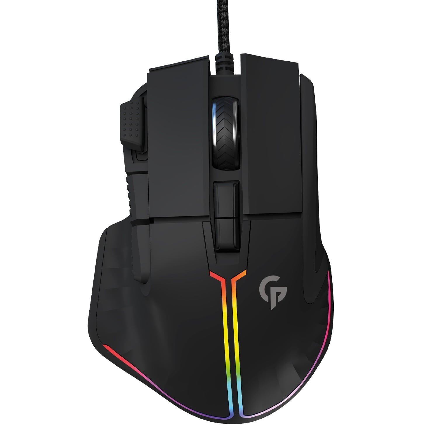 PORODO 8D WIRED RGB GAMING MOUSE BLACK PDX316