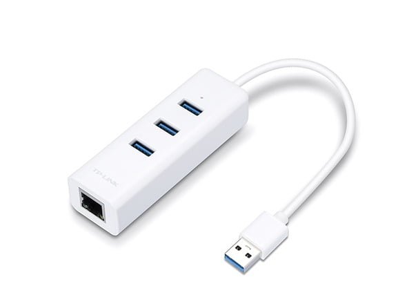 TP-LINK USB 3 PORT HUB EATHERNET ADAPTER UE330