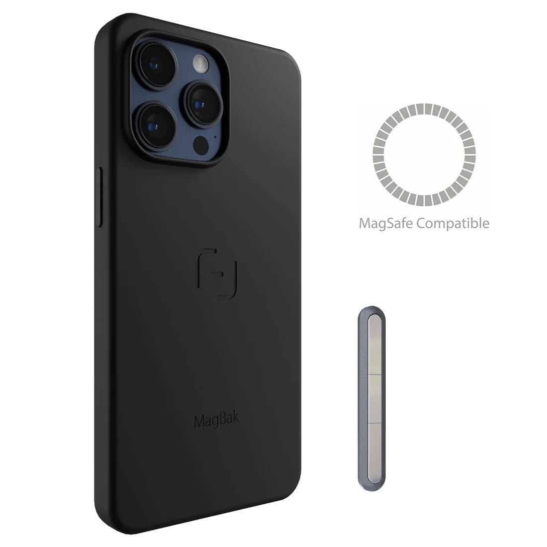 MAGBAK IPHONE 15 PRO MAX WITH 1 MAGSTICKS CASE