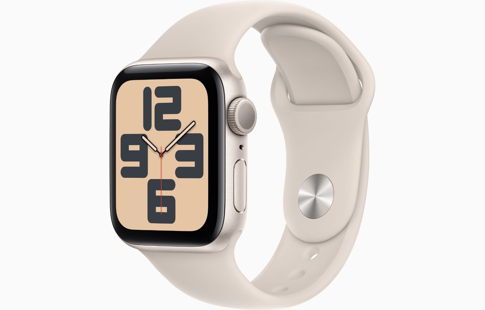 APPLE WATCH SE GPS 40MM (2ND GENERATION)STARLIGHT ALUMINIUM CASE WITH STARLIGHT SPORT BAND