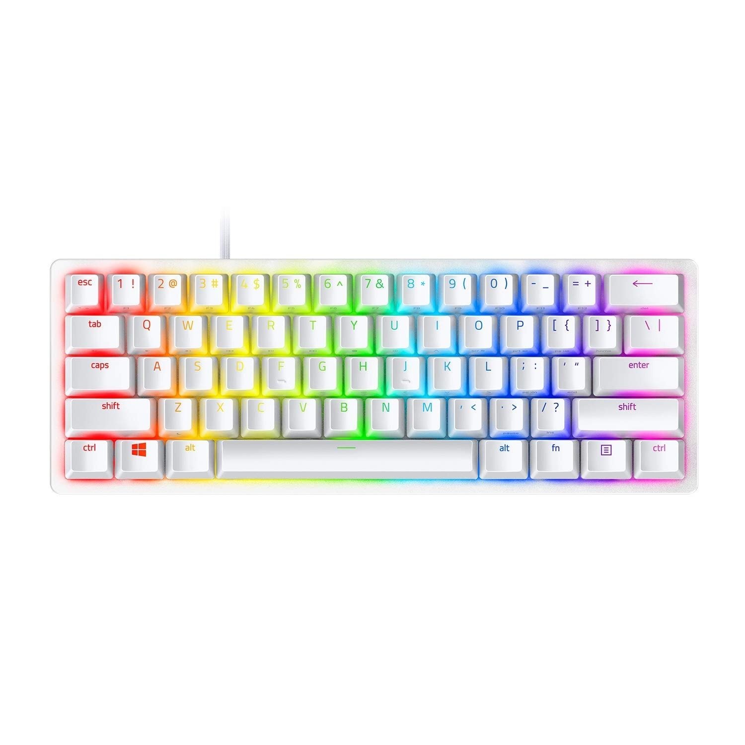 RAZER HUNTSMAN MINI-MERCURY ED OPT GAMING KEYBOARD