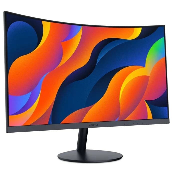 KOORUI 24-INCH FHD 1080P 60HZ CURVED MONITOR BLACK 24N5C
