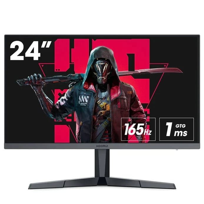 KOORUI 24 INCH IPS FULL HD 1920 X 1080 165HZ GAMING MONITOR 24E