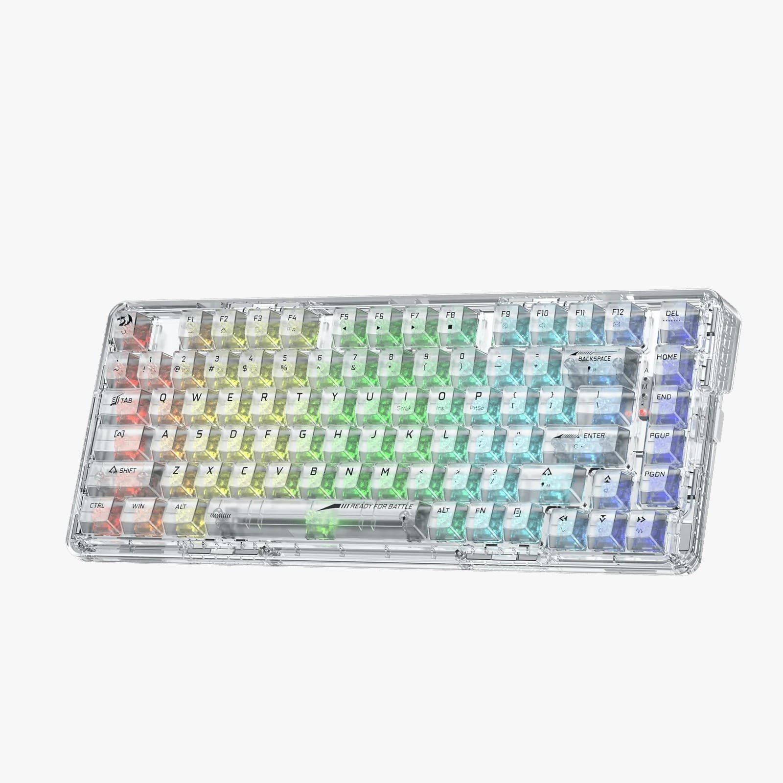 REDRAGON ELF PRO WIRELESS CRYSTAL 75% GASKET RGB GAMING KEYBOARD K649CT-RGB-PRO